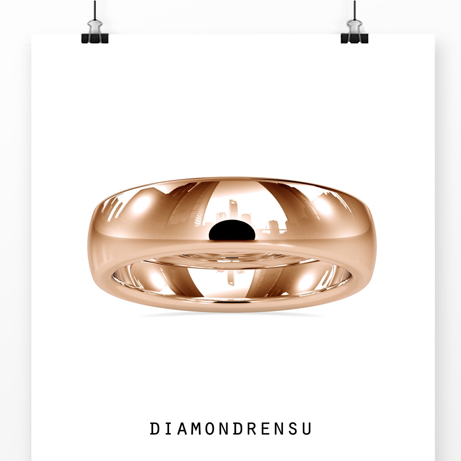 Comfort fit lab grown diamond band for men.