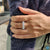 Perfect wedding band for princess cut engagement rings. Perfect wedding band for princess cut engagement rings.