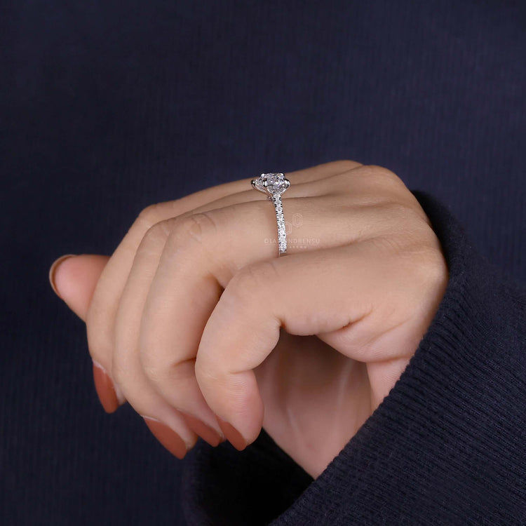 Diamond ring UK with heart diamond shape ring and handmade jewelry for a one-of-a-kind keepsake.