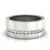 White gold mens wedding band with round cut diamond wedding band style.
 White gold mens wedding band with round cut diamond wedding band style.
