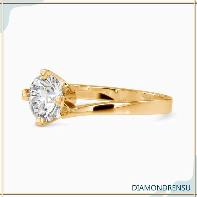 Customise engagement ring with lab-grown stones