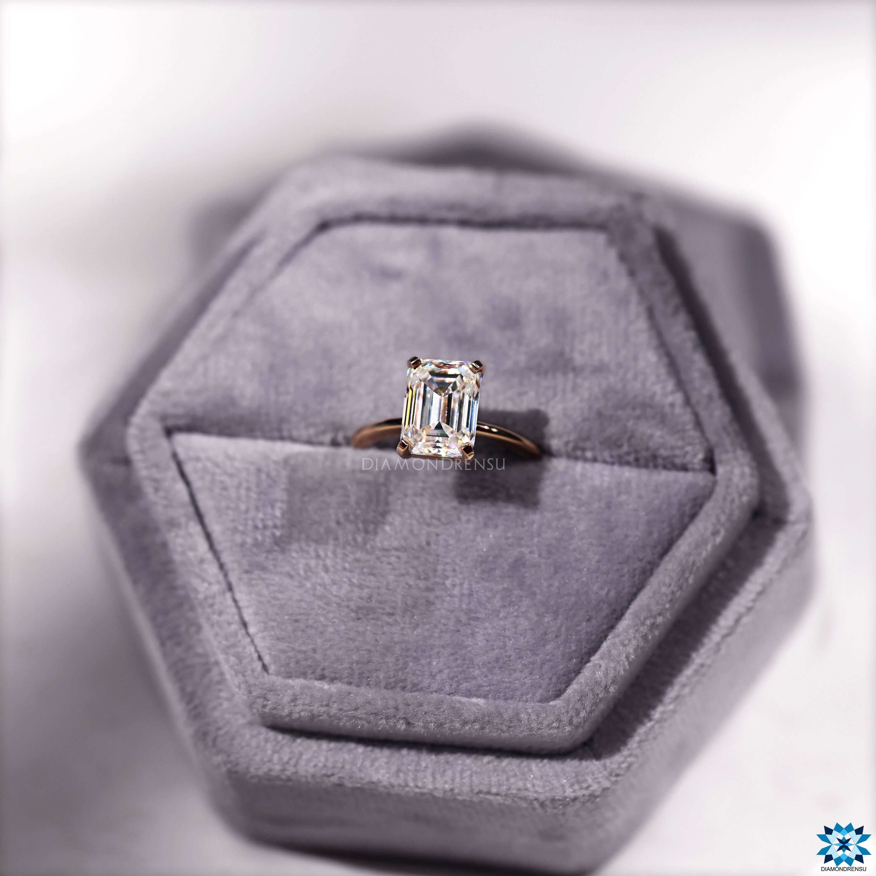 Gold solitaire engagement ring yellow gold ring
