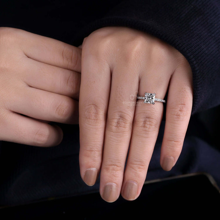 1 ct princess cut diamond ring perfect for a stunning engagement moment