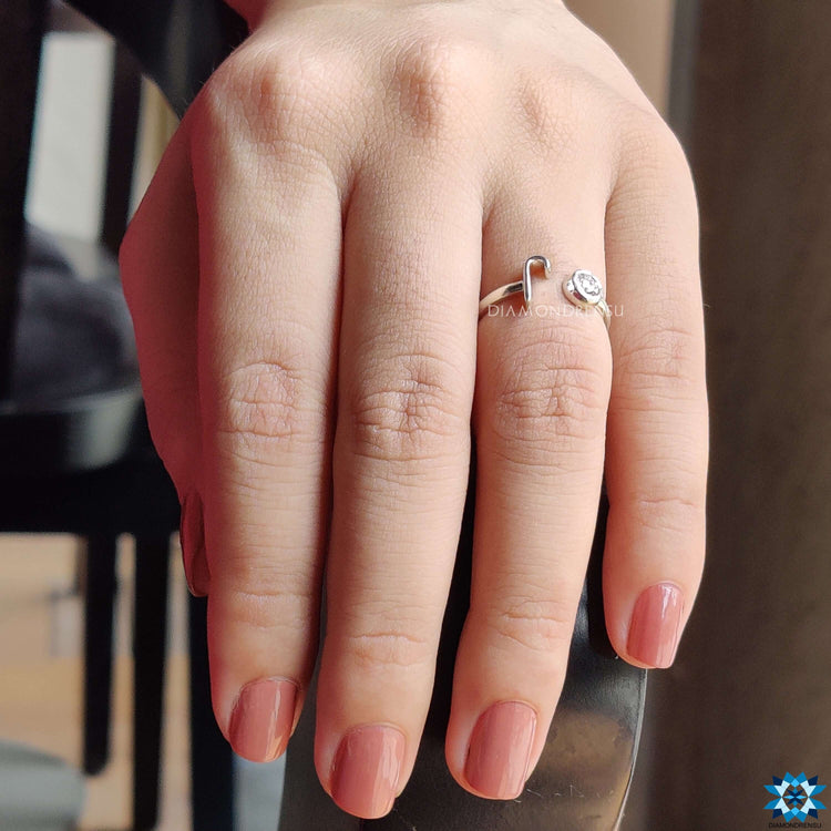 diamondrensu UK ring diamondrensu UK engagement ring White Gold Ring