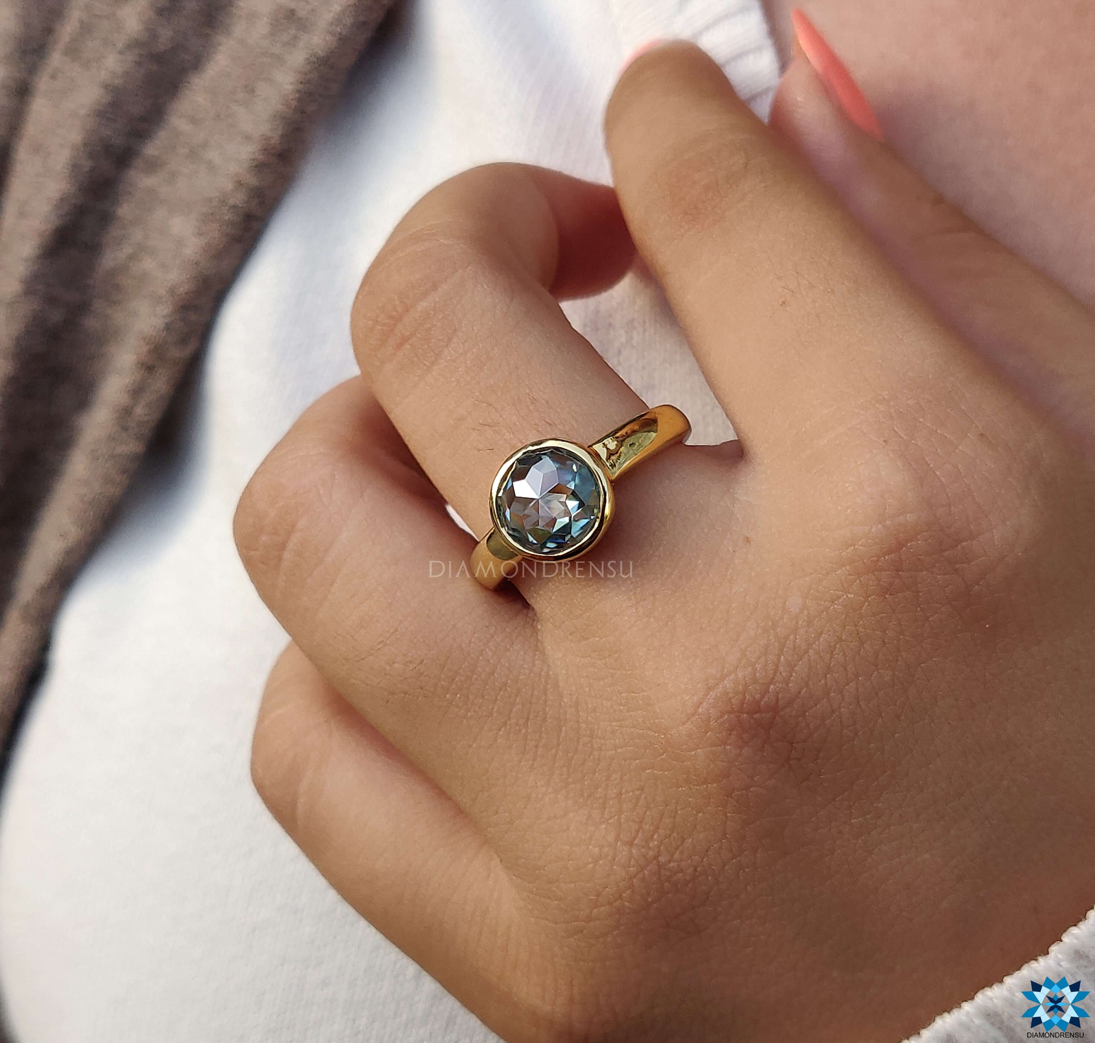 Handmade ring crafted with precision for a personal touch.