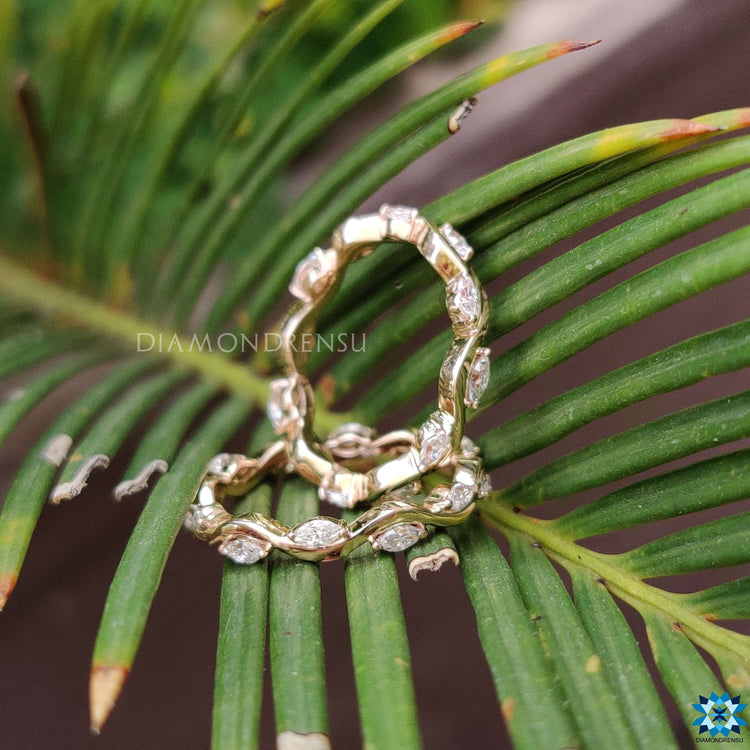moissanite band rings - diamondrensu