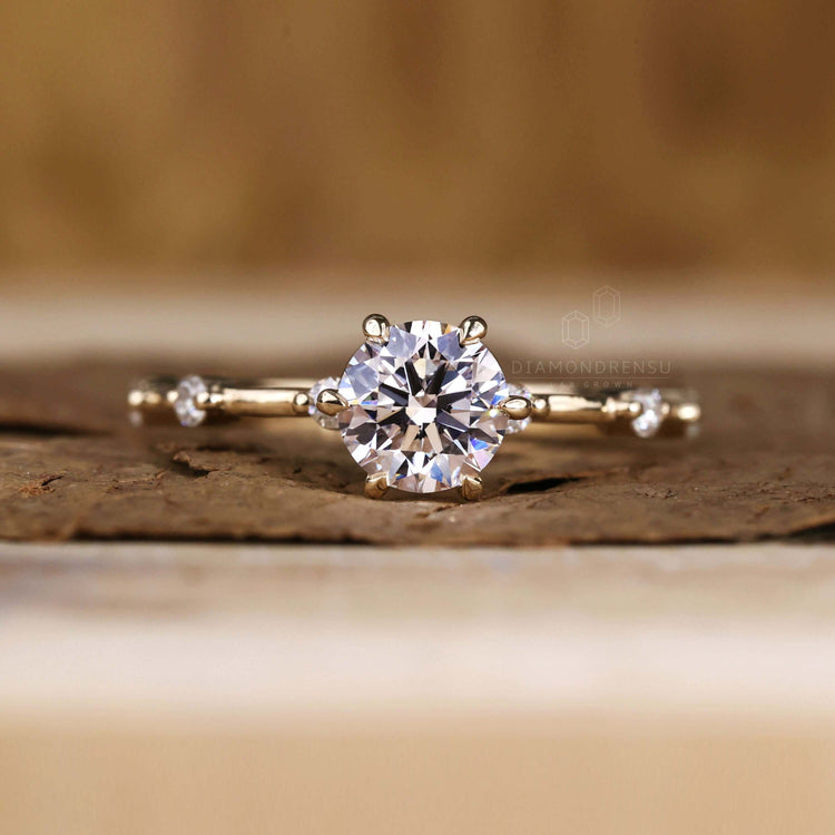 Gorgeous pave ring diamond showcasing flawless artistry.