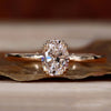 Oval Solitaire Engagement Ring featuring a timeless design for elegance.