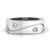 Men's diamond wedding ring with wave design in sterling gold.
 Men's diamond wedding ring with wave design in sterling gold.