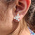 moissanite earrings - diamondrensu moissanite earrings - diamondrensu