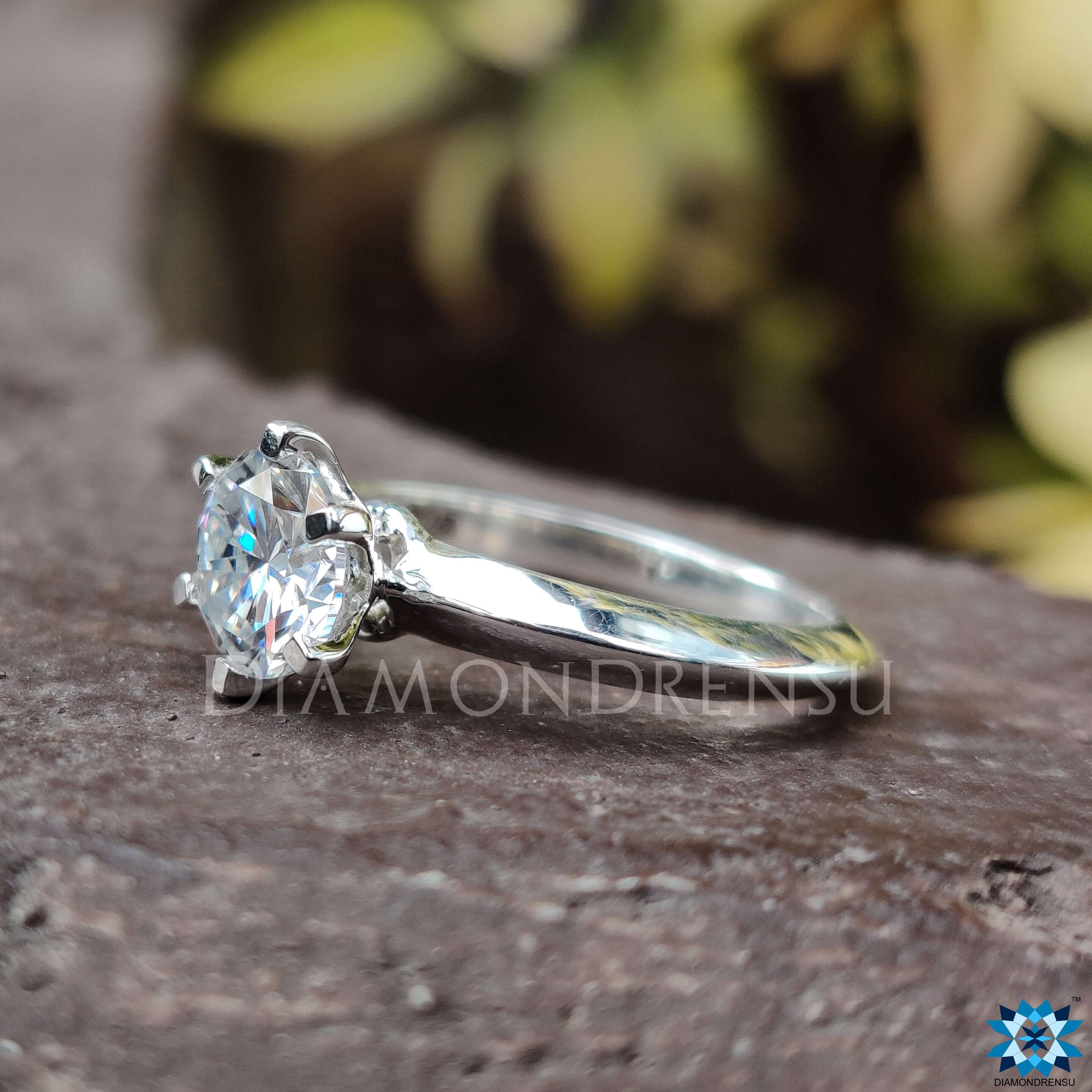 UK Engagement Ring Moissanite for Engagement Ring