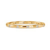 Eternity wedding ring with round cut lab grown diamonds.
