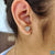 moissanite stud earrings - diamondrensu moissanite stud earrings - diamondrensu