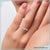 Handmade band with 7 stone wedding design.
 Handmade band with 7 stone wedding design.