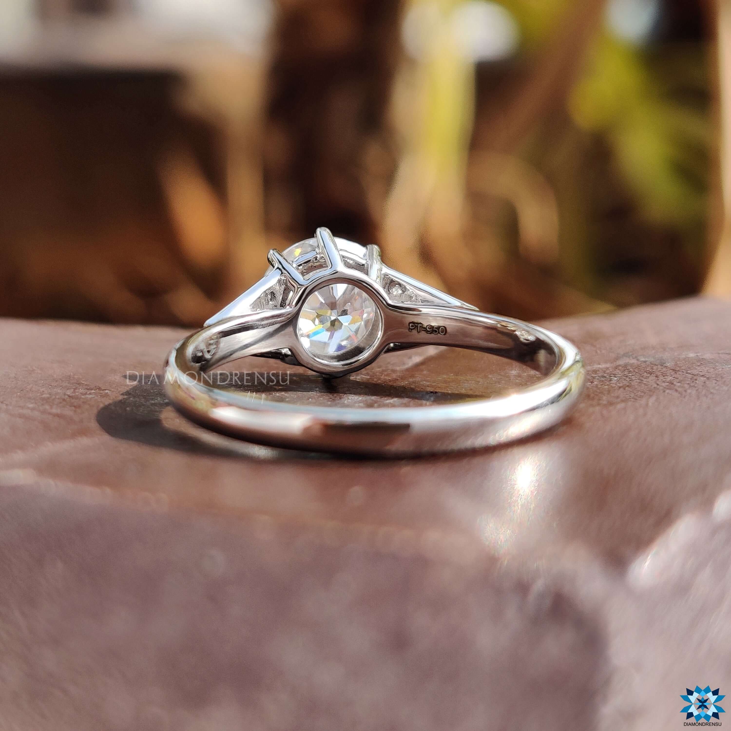 Custom Jubilee cut engagement ring.
