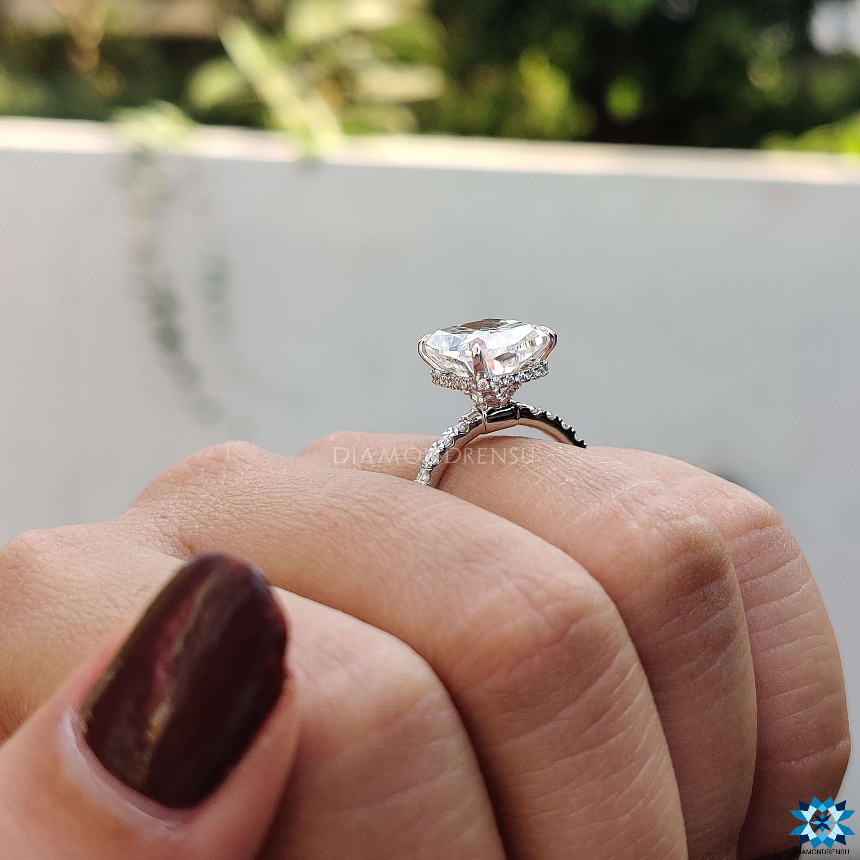 Exquisite Moissanite for Engagement Ring offering brilliance and affordability.