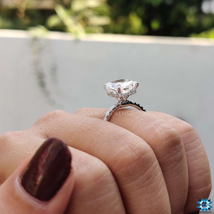 Exquisite Moissanite for Engagement Ring offering brilliance and affordability.