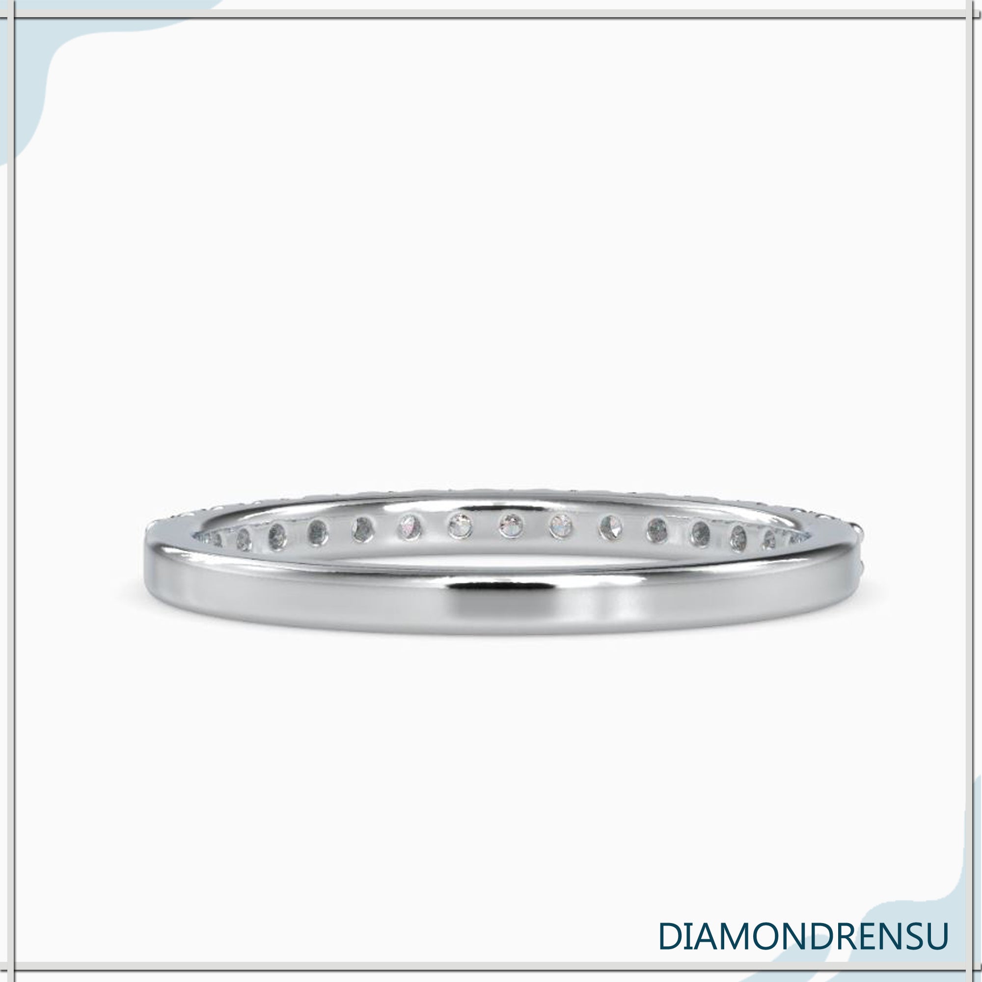 handmade diamondrensu UK wedding band