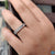 2.35 TCW Emerald Step Cut Classic Half Eternity Wedding Band 2.35 TCW Emerald Step Cut Classic Half Eternity Wedding Band