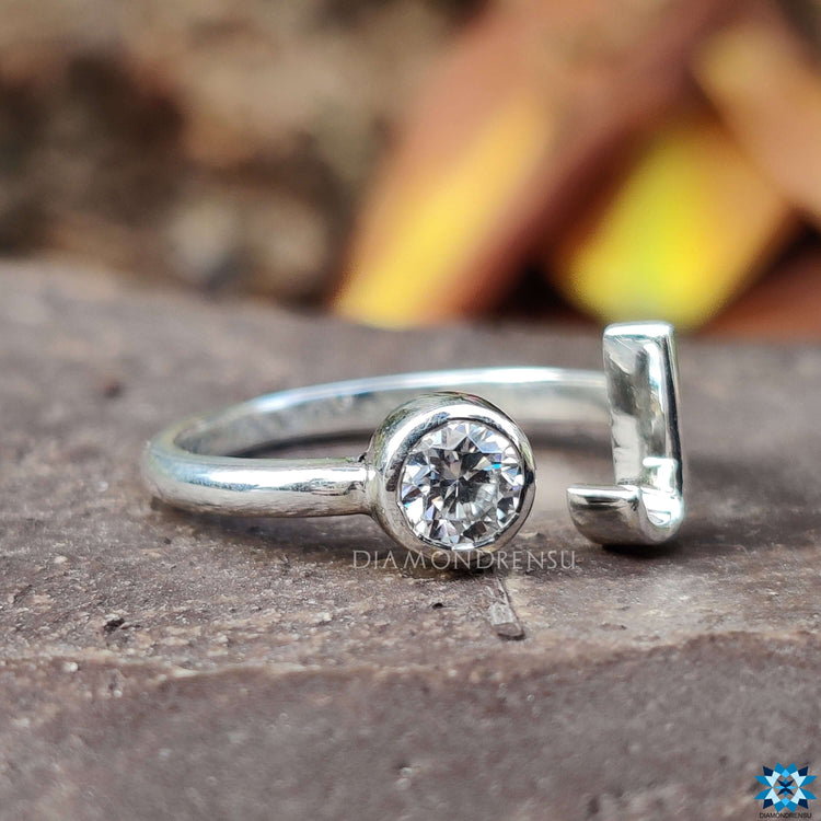 moissanite ring personalized ring Buy engagement ring