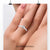 Teardrop solitaire diamond ring in white gold.
 Teardrop solitaire diamond ring in white gold.