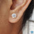 moissanite stud earrings - diamondrensu moissanite stud earrings - diamondrensu