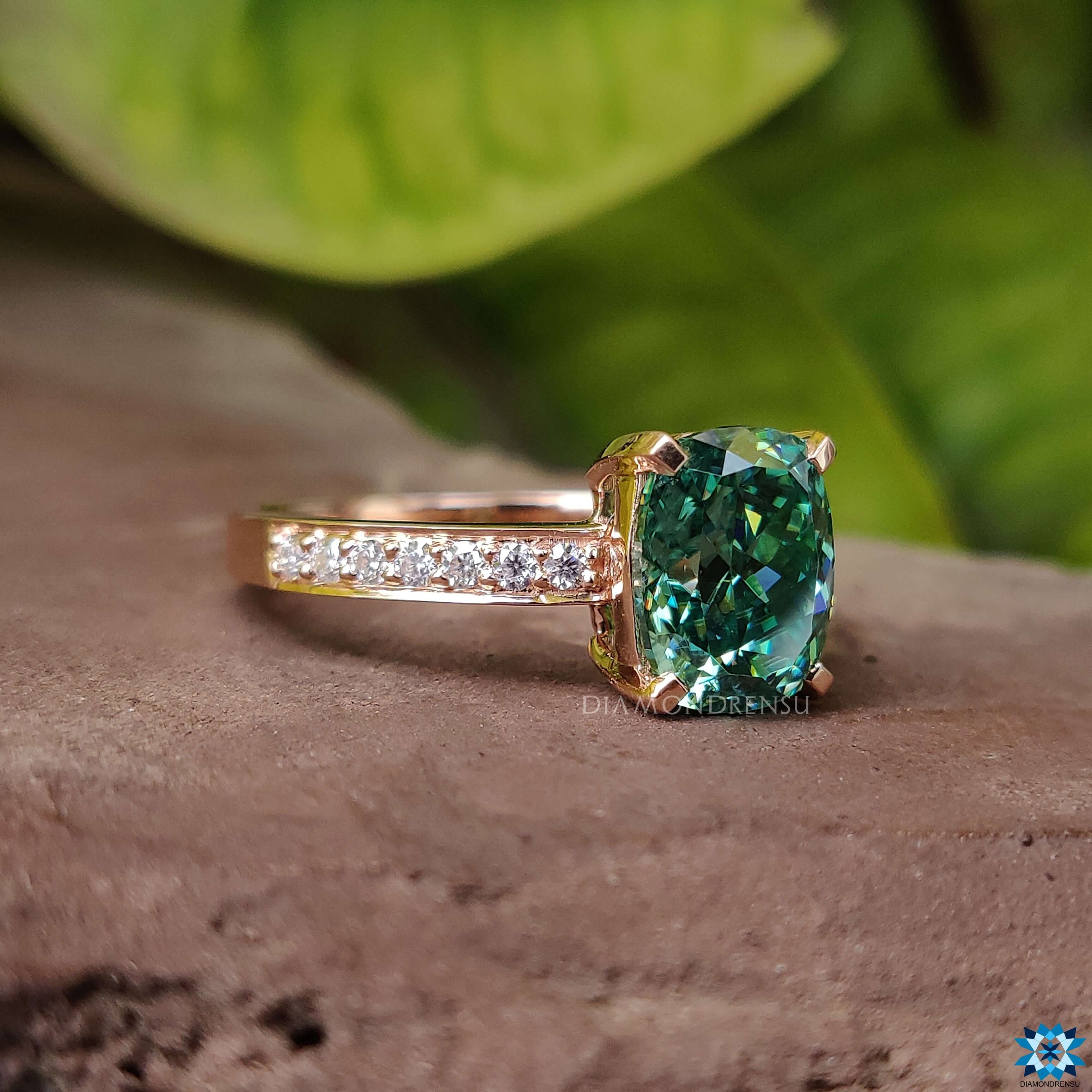 Elongated Cushion Cut for a modern touch.