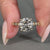 Round diamond ring in a 4 prong setting.