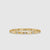 Lab grown diamond ring in eternity wedding design.