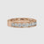 Round cut diamond channel band by Diamondrensu UK.