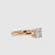 Handmade ring from Diamondrensu UK featuring IGI certified lab grown diamond.