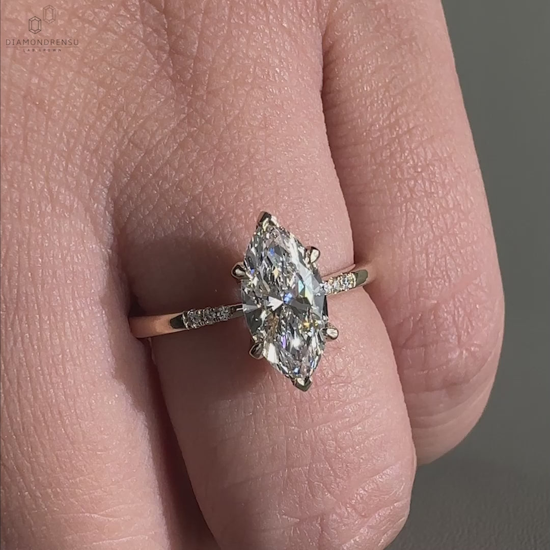 Diamondrensu UK engagement ring for a luxurious touch.