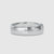 Mens simple gold wedding band crafted in UK.