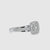 Diamondrensu UK engagement ring with white gold and pave.