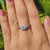 Engagement ring round brilliant cut 4 prong ring