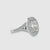 Handmade jewellery UK vintage diamond cluster ring.