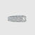 Custom lab diamond ring with double round prong detail.