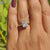 Timeless moissanite ring with detailed prong craftsmanship.