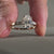 Baguette ring diamond in a prong claw setting, designed as a stunning diamondrensu UK engagement ring.
