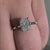 Diamondrensu UK engagement ring in an oval cut with white gold for modern elegance.