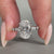 Round diamond ring with 4 prong design
