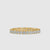 Wedding band UK made in rose gold with lab diamonds.