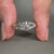 Round diamond ring with split shank ring