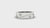 Diamondrensu UK wedding band with 2 round cut diamond and wave design.