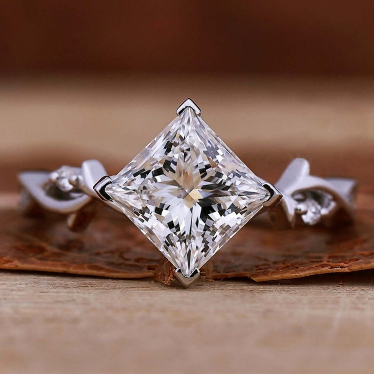 Princess Cut Engagement Ring with elegant sparkle for timeless moments.
