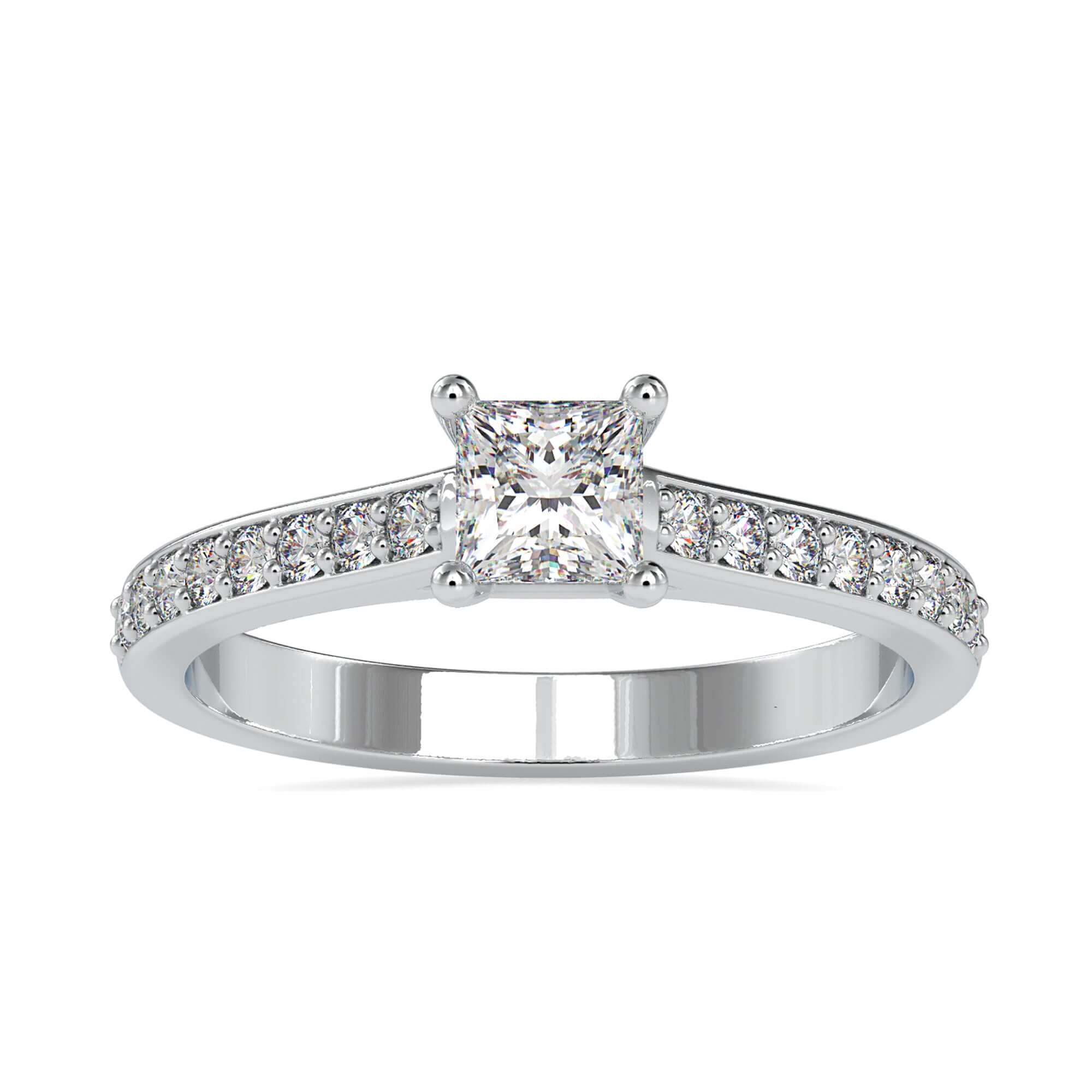 Diamondrensu UK engagement ring in rose gold.