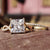 moissanite engagement ring moissanite engagement ring