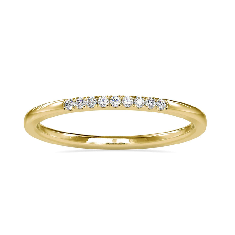 Diamondrensu UK wedding band with simple handmade finish.