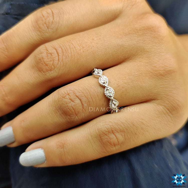 white gold band