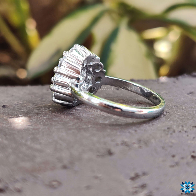 Old European Cut Engagement Ring, custom ring, handmade jewellery, moissanite for engagement ring